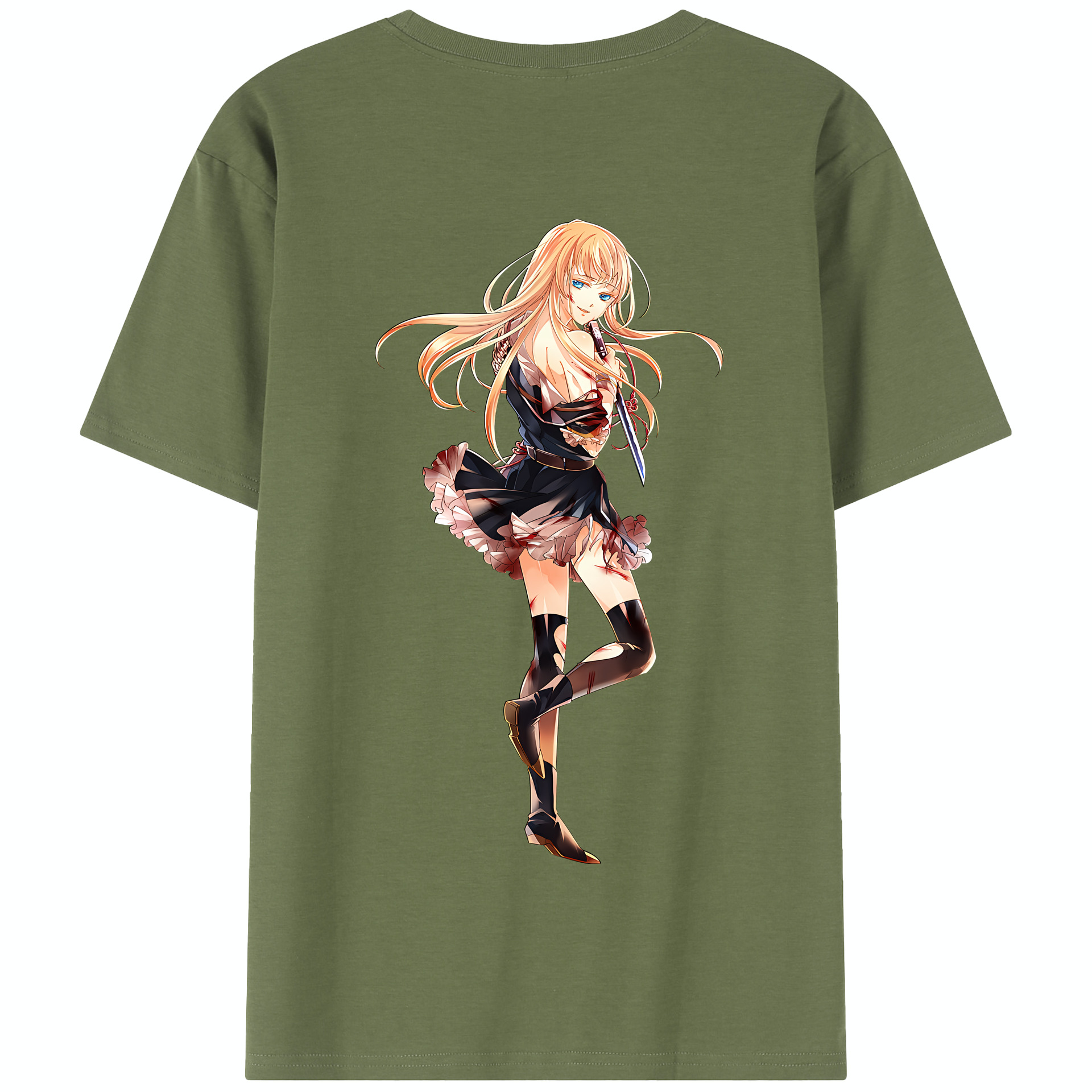 （画像用） 刀剣乱舞 Touken Ranbu 綿100％半袖Tシャツ（背面プリント）